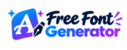Free Font Generator Logo
